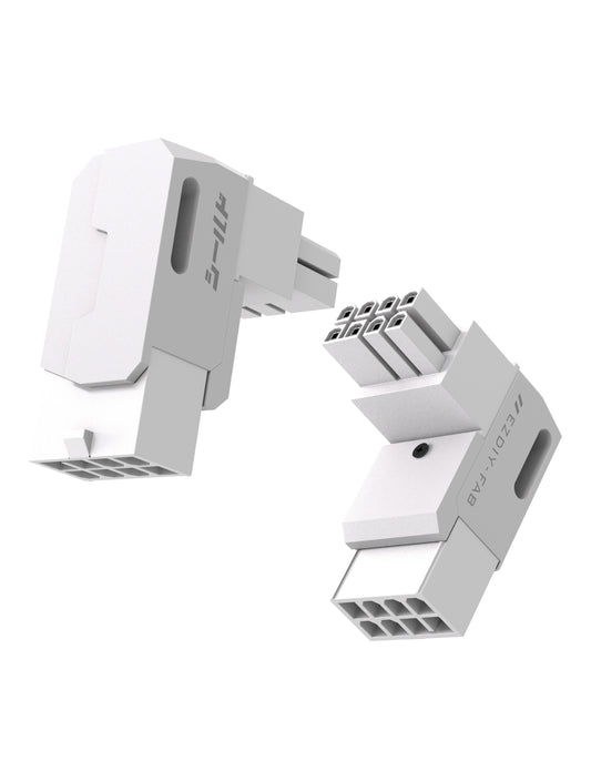 SHIELD GPU 8 Pin L Turn 90° ADAPTER- 2 IN PACK