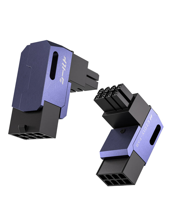 SHIELD GPU 8 Pin L Turn 90° ADAPTER- 2 IN PACK