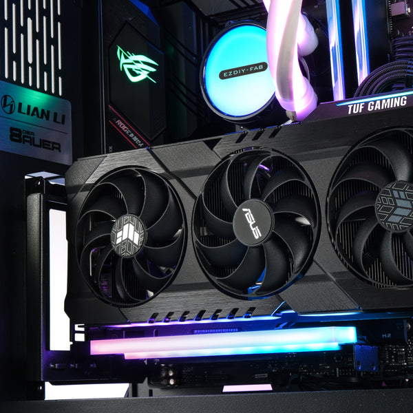PCIE 4.0 Vertical Mount with ARGB Module