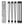 Load image into Gallery viewer, 18 AWG SUPER SOFT NYLON PSU EXTENSION - BLACK/WHITE
