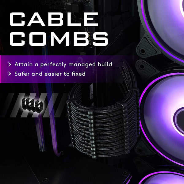 16 AWG NYLON PSU EXTENSION - BLACK