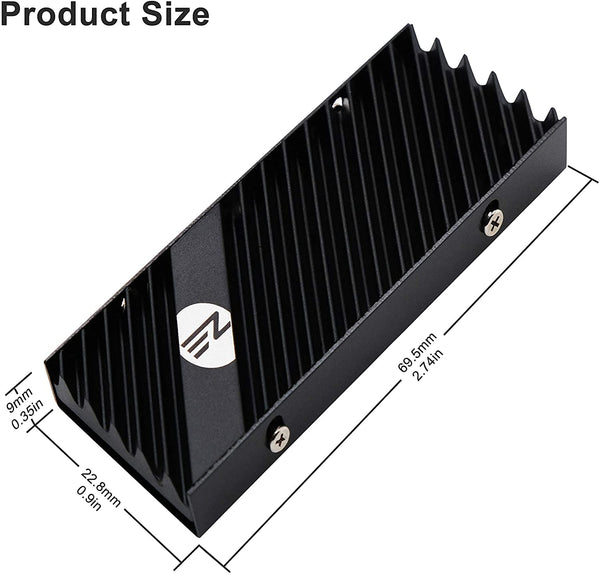 High Performance M.2 SSD Heatsink