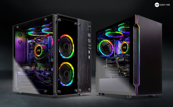 Dual Ring 120mm RGB Case Fan with Fan Hub X and Remote