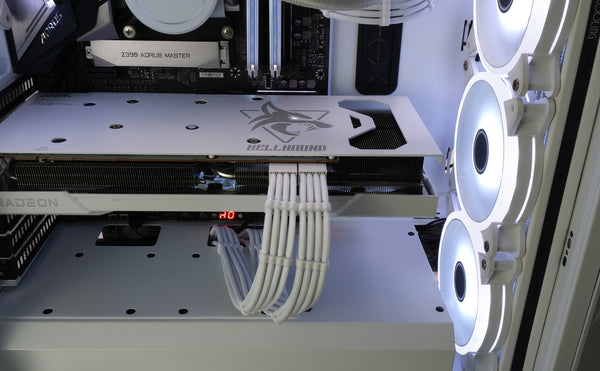 16 AWG NYLON PSU EXTENSION - WHITE CONNECTOR