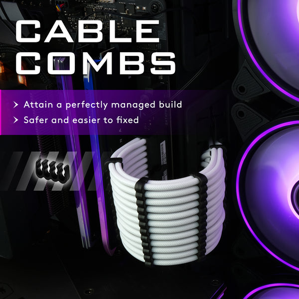 18 AWG SUPER SOFT NYLON PSU EXTENSION - WHITE