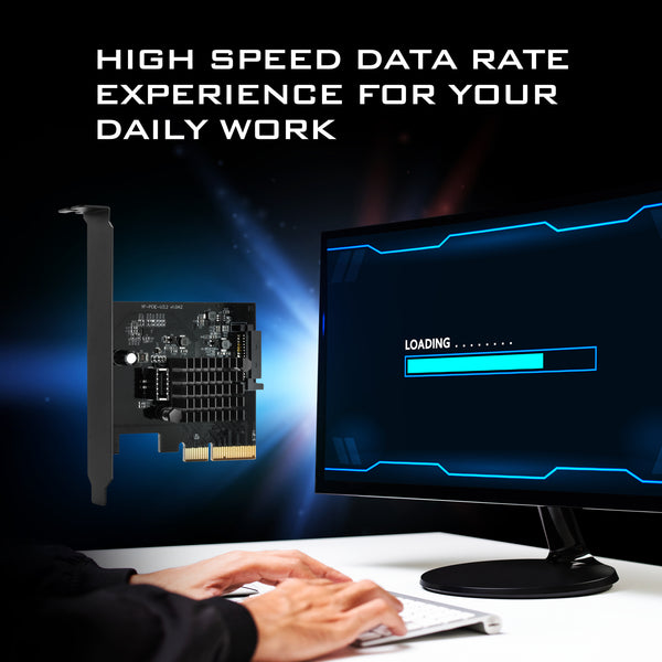 USB3.2 Gen2x2 Type-E Front Panel Internal Expansion Card