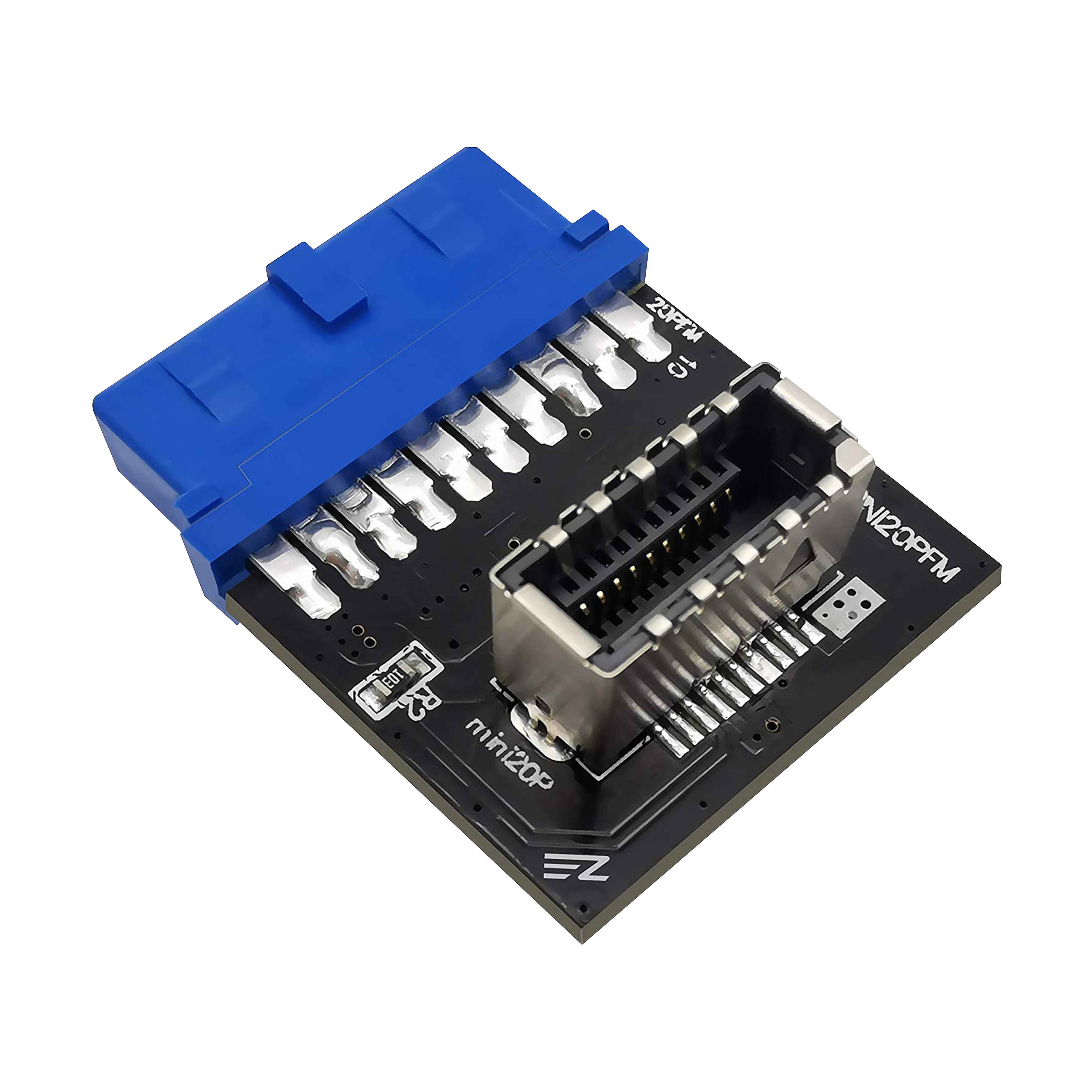 USB 3.0 (3.1 Gen 2) Internal (19-Pin) Header to USB 3.1/3.2 Type-C