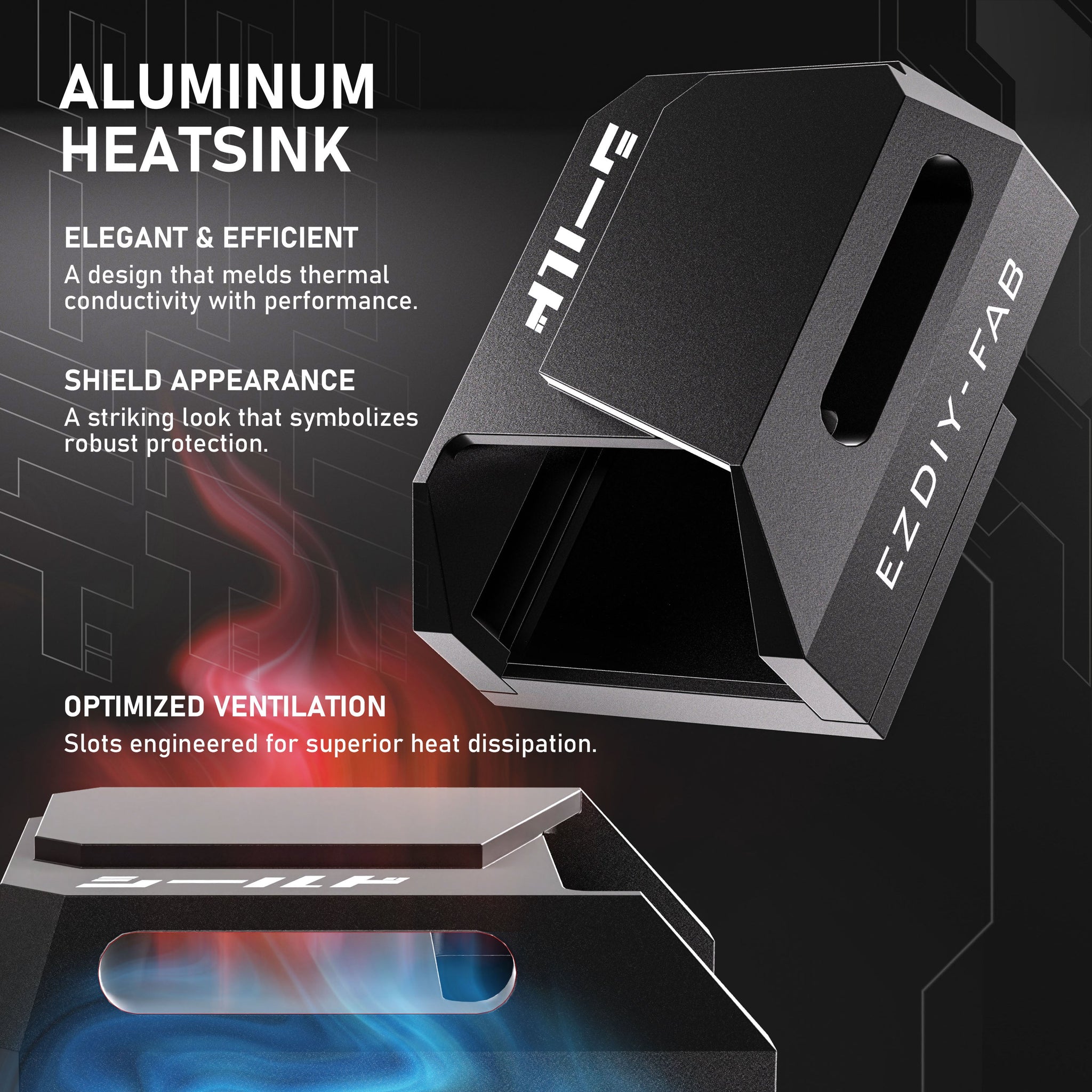 SHIELD PCIE 5.0 GPU ANGLE ADAPTER-90 Degrees STD – EZDIY-FAB