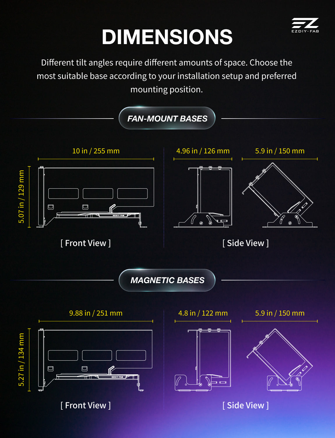 AH18 PCIe 5.0 ARGB Multi-Angle Vertical GPU Mount