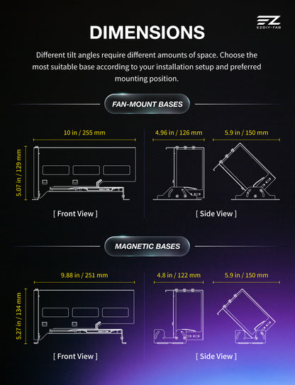 AH18 PCIe 5.0 ARGB Multi-Angle Vertical GPU Mount