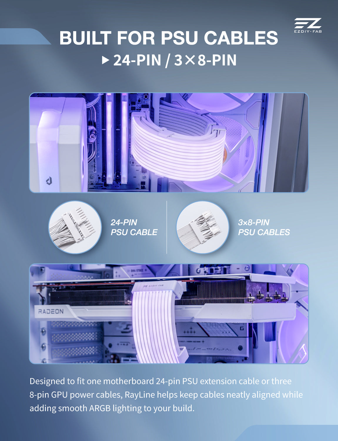 RAYLINE ARGB CABLE COVER KIT LC24