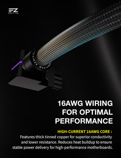 UNIFAS ARGB PCIe 8-Pin PC PSU Extension Cable