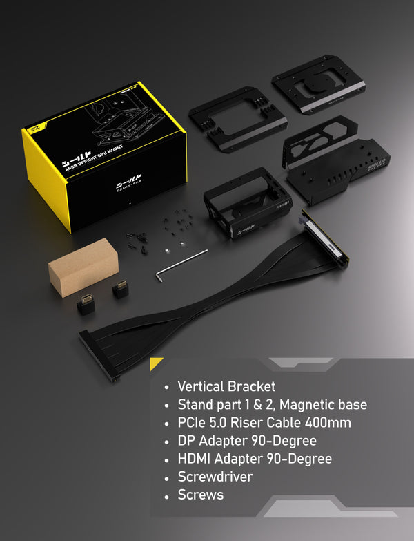 SHIELD UPRIGHT GPU MOUNT