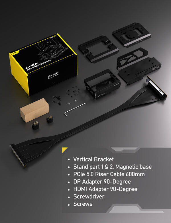 SHIELD UPRIGHT GPU MOUNT