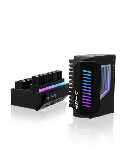 SHIELD 24-Pin 180-Grad-Winkeladapter mit Infinity Mirror