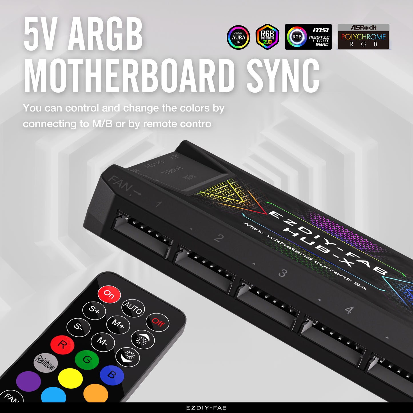 ARGB 6-PIN FAN HUB-X
