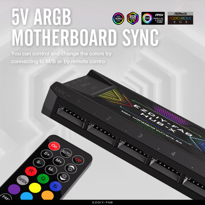 ARGB 6-PIN FAN HUB-X