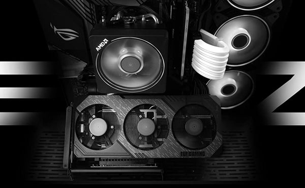 VERTICAL GPU BRACKET (Multi-Angle) WITH PCIE 3.0 RISER CABLE - BLACK