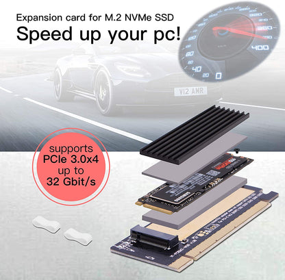 M.2 NVMe SSD PCIe 4.0 Adapter