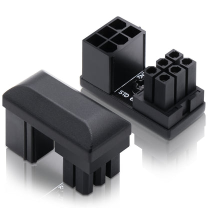 GPU 6-Pin U-Turn 180°-Anschluss (Standard+Reverse) – 2er-PACK