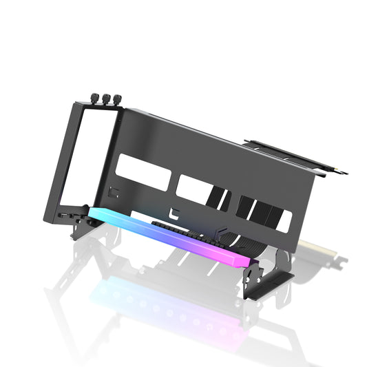 PCIE 4.0 Multi-Angle GPU MOUNT WITH ARGB MODULE