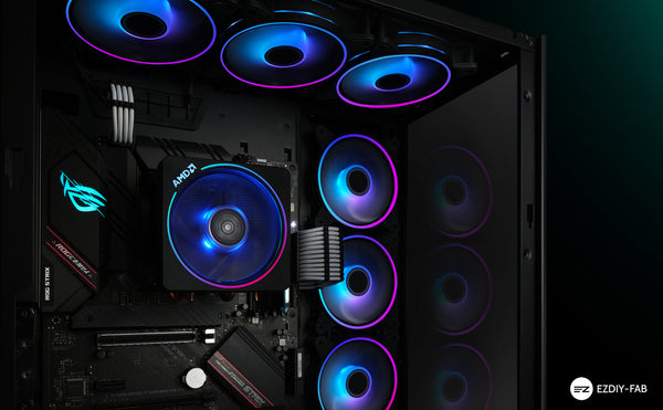 Moonlight 120mm RGB Case Fan with Fan Hub X and Remote