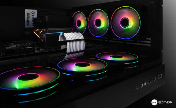 Moonlight 120mm RGB Case Fan with Fan Hub X and Remote