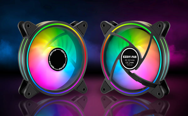 Moonlight 120mm RGB Case Fan with Fan Hub X and Remote