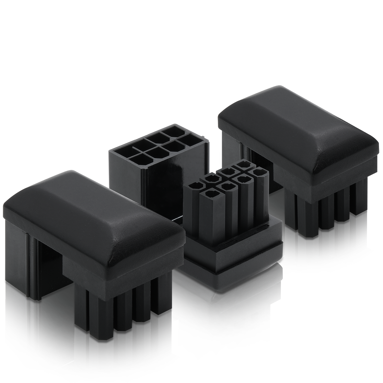 GPU 8 Pin U Turn 180° Connector (Reverse) - 3 PACK – EZDIY-FAB